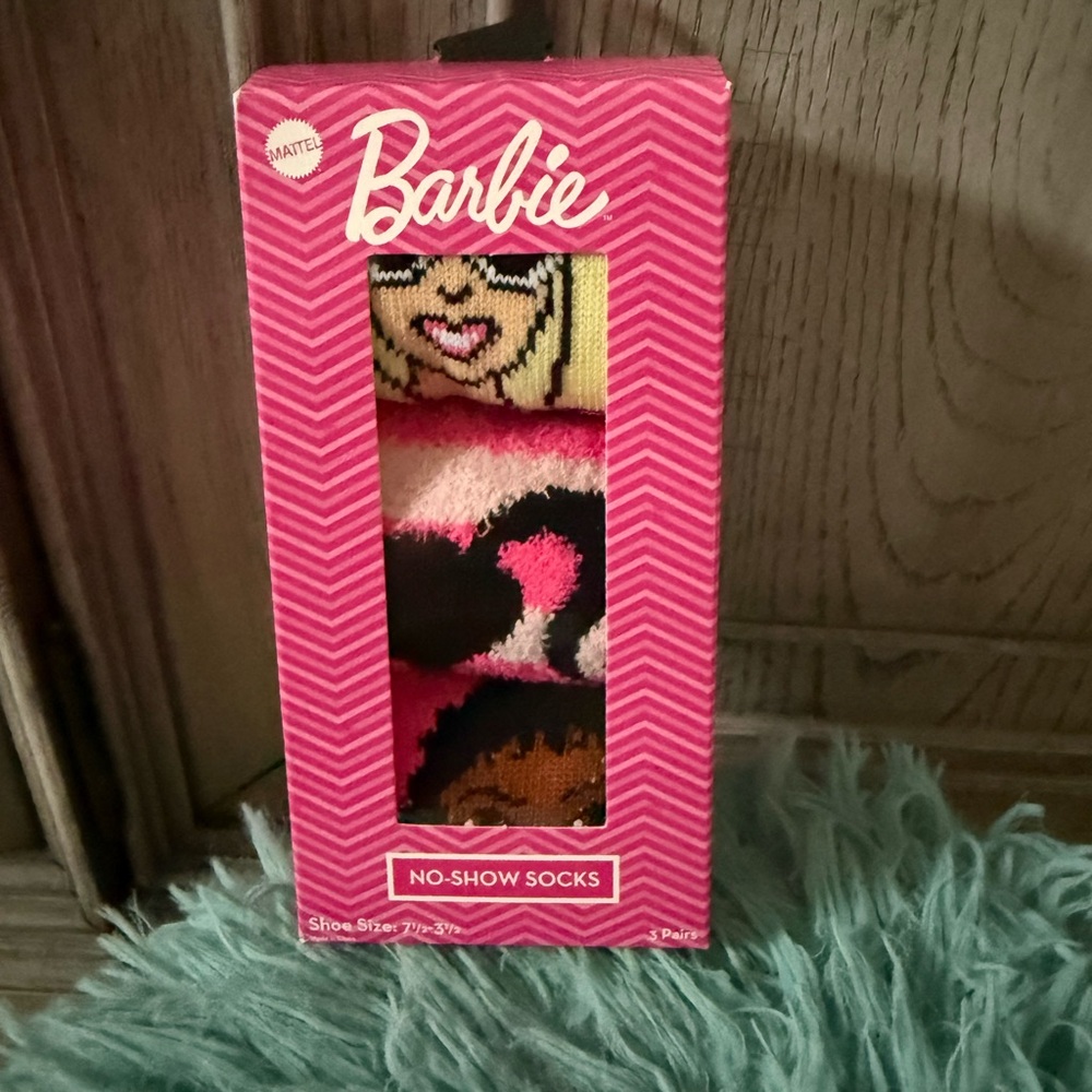 Barbie No-Show Socks Set